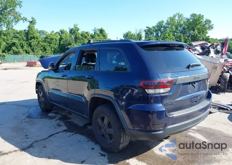 2012 Jeep Grand Cherokee Laredo из США, поврежденный, VIN 1C4RJFAG1CC289024